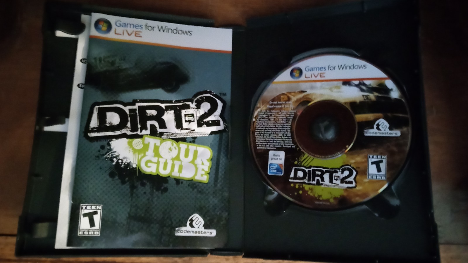 Games For Windows Live Dirt 2 Open But Never Played PC DVD Booklets Included