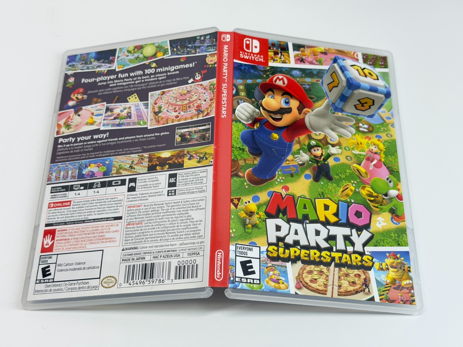 Mario Party Superstars (Nintendo Switch) Game & Case Tested