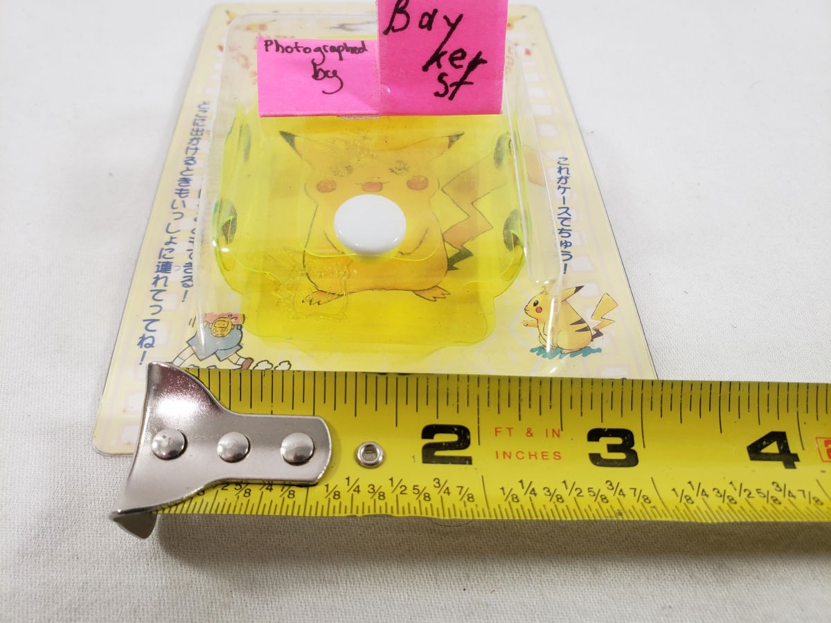 NEW Pocket Pikachu Yellow Carrying Case Pouch for Virtual Pet LCD Pedometer Game