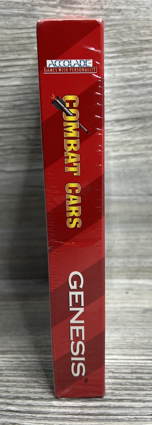 Combat Cars Factory Sealed! (Sega Genesis, 1994) WATA VGA CGC? Cardboard Box