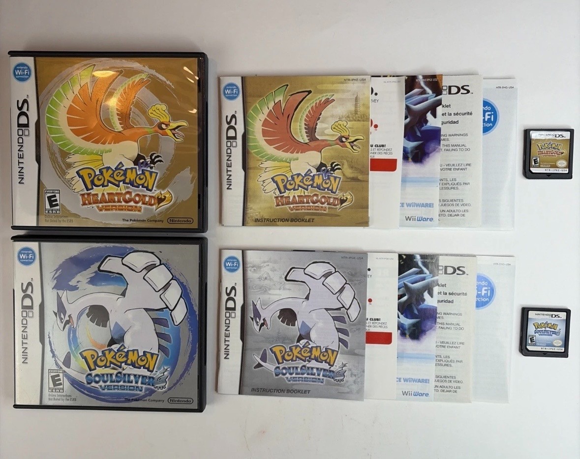Pokemon White 2 Sealed + Pokemon Gold & Silver CIB Authentic Mint + BONUS!