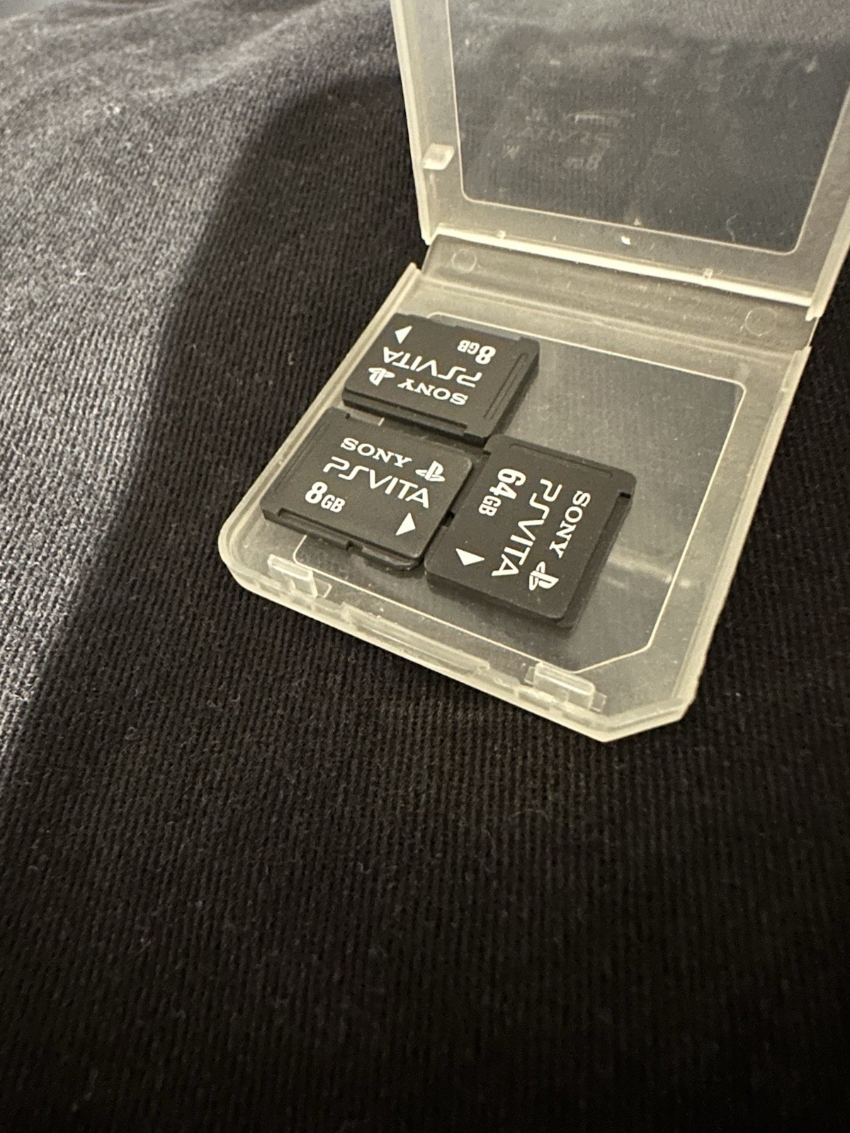 Ps Vita Memory Cards 8gb 64gb Lot Of 3