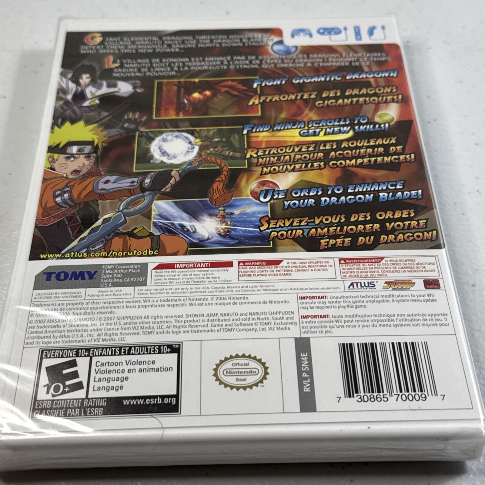 Naruto Shippuden Dragon Blade Chronicles Nintendo Wii – SEALED