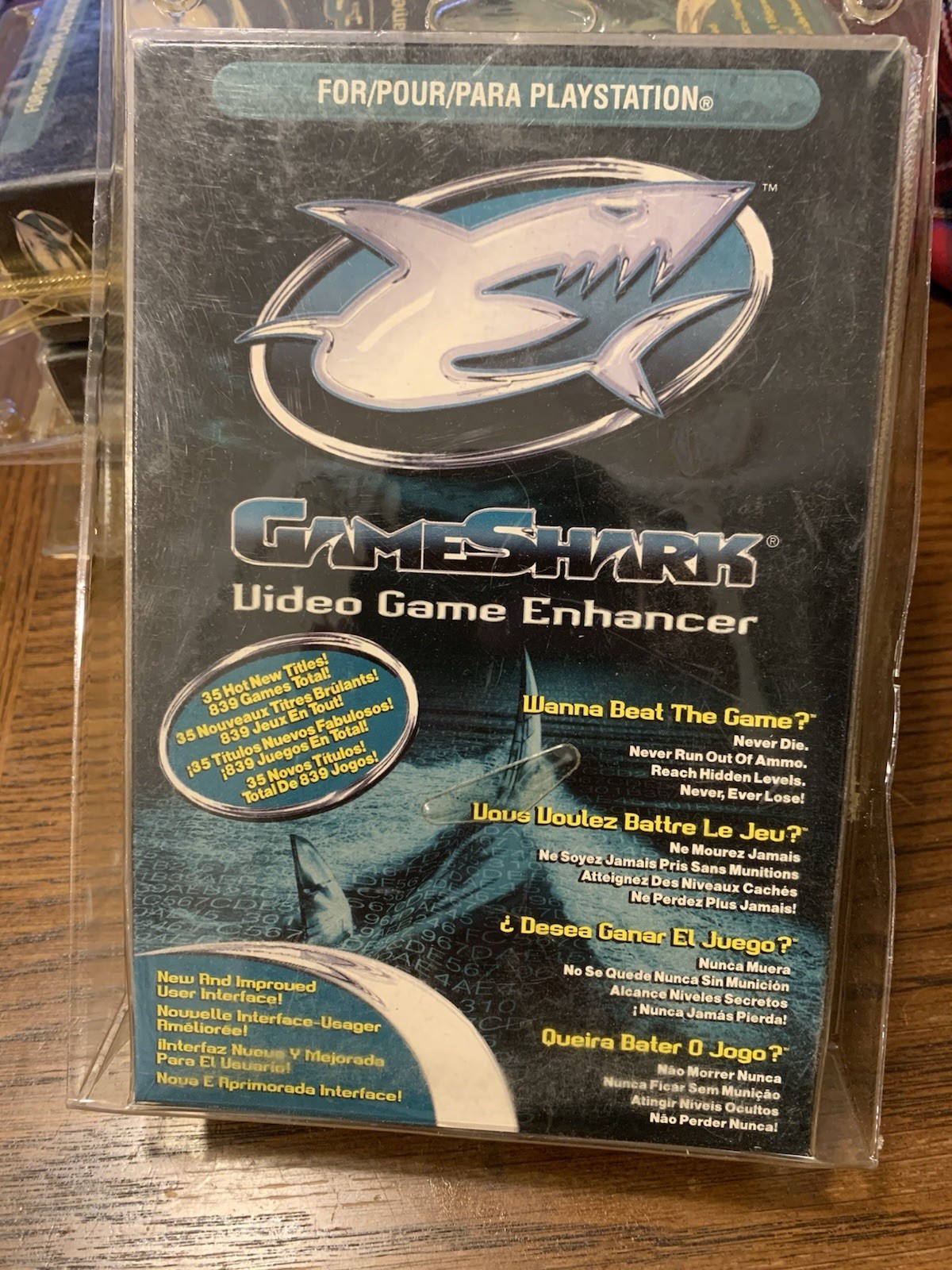 GameShark Version 4.0 Game Enhancer PlayStation 1 PS1 PSX NEW Factory Sealed