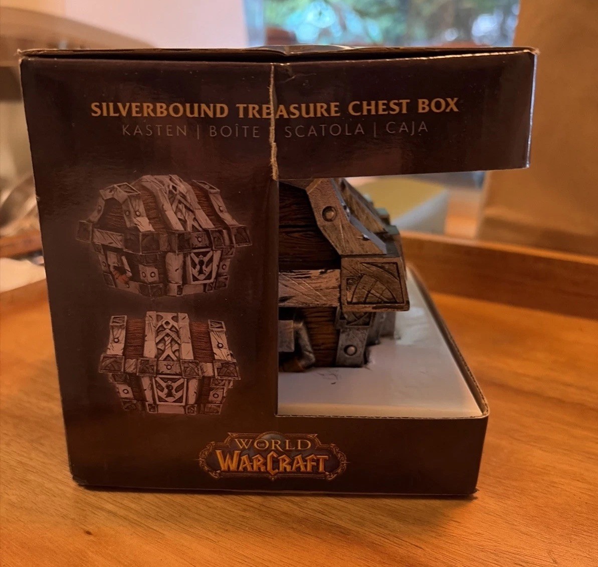 World of Warcraft Silverbound Treasure Chest Box with Key