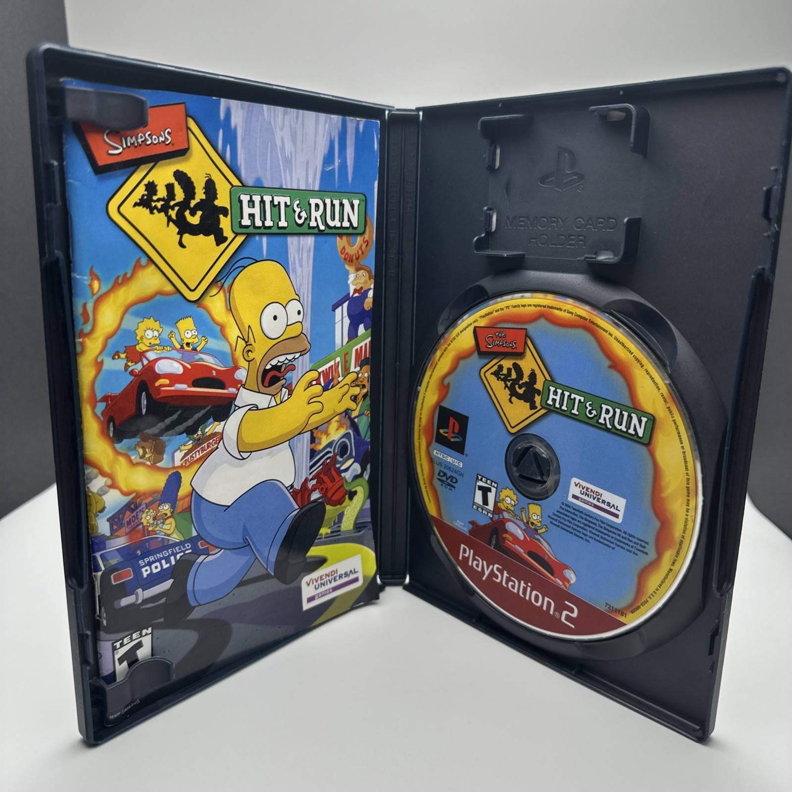 The Simpsons Hit and Run (Sony PlayStation 2 PS2, 2003) Complete Tested