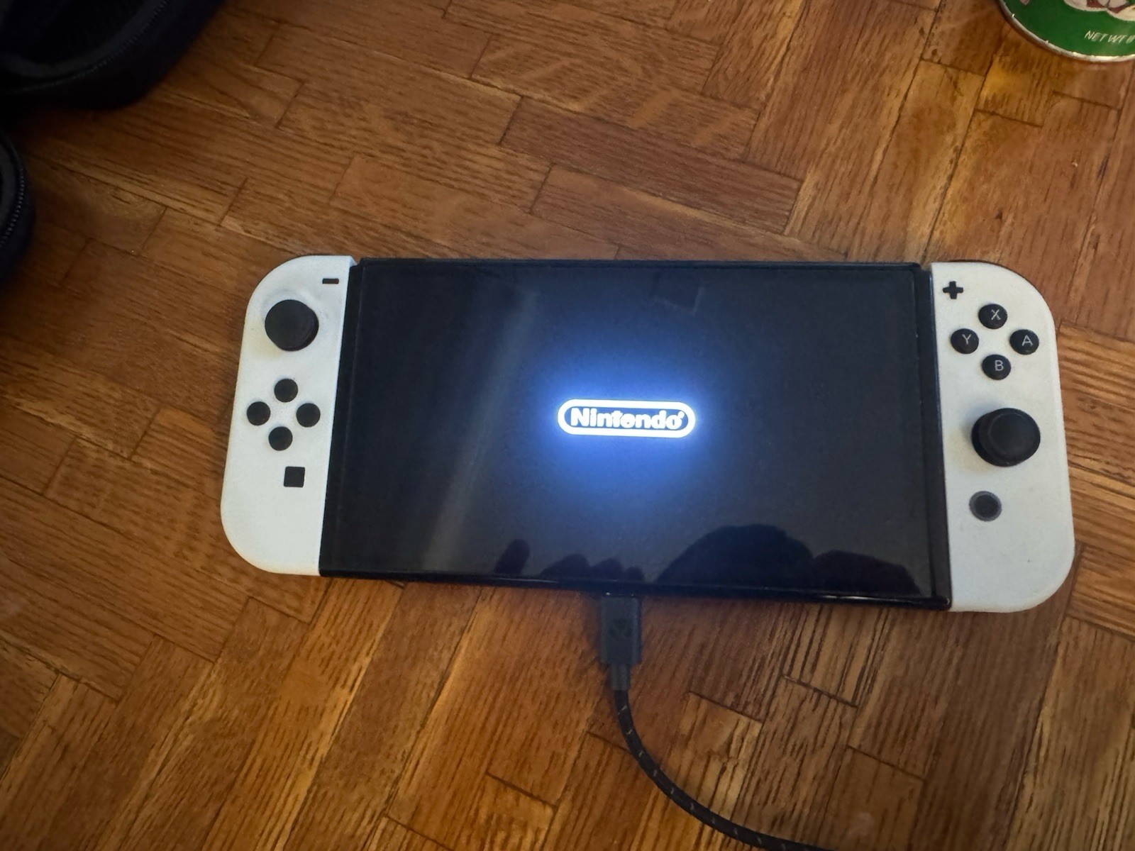 Nintendo Switch OLED White Console w/ White Joy-Con, Dock & Carrying Case