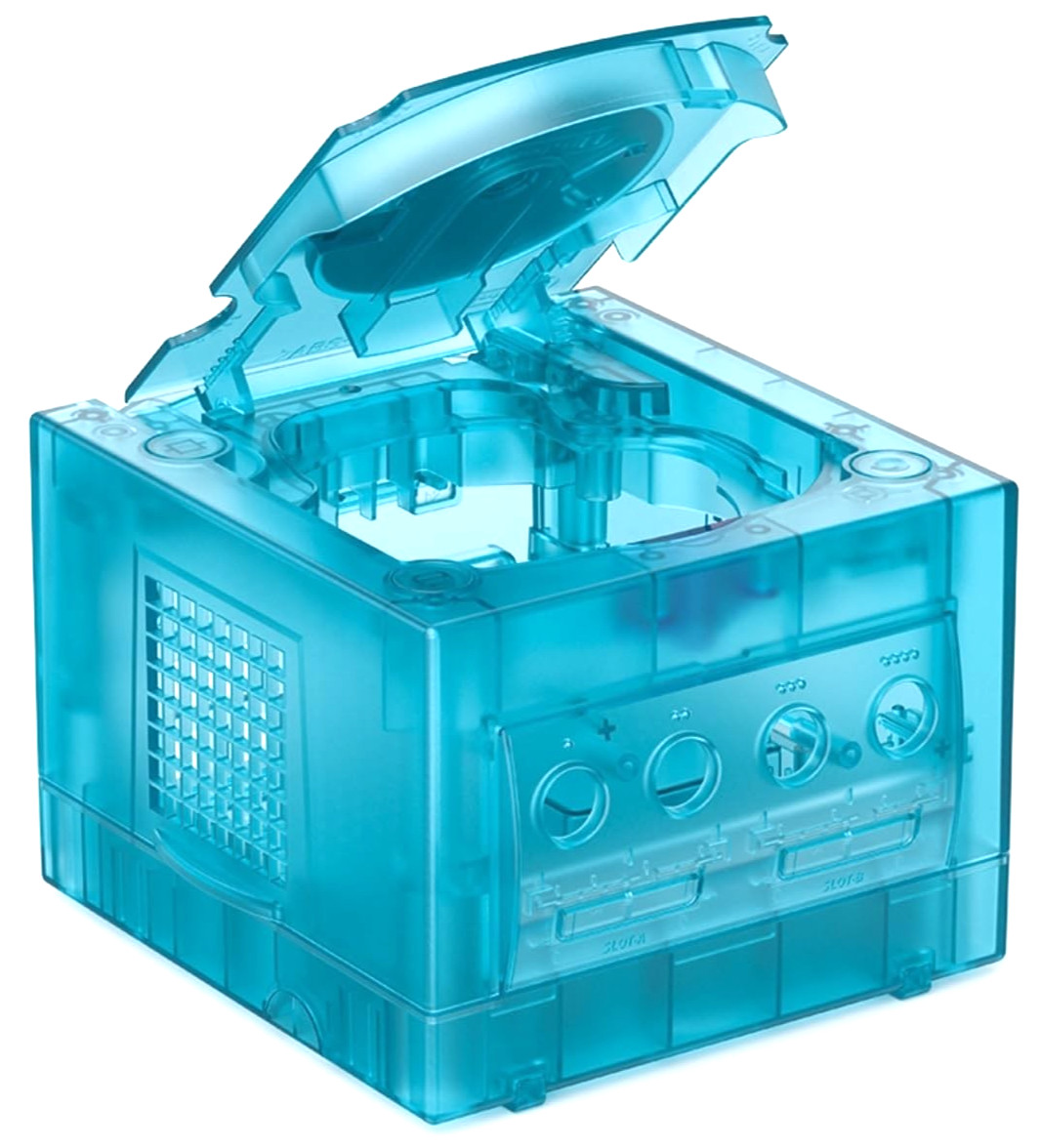 NEW Replacement Translucent ICE BLUE Shell Housing for GameCube Console System