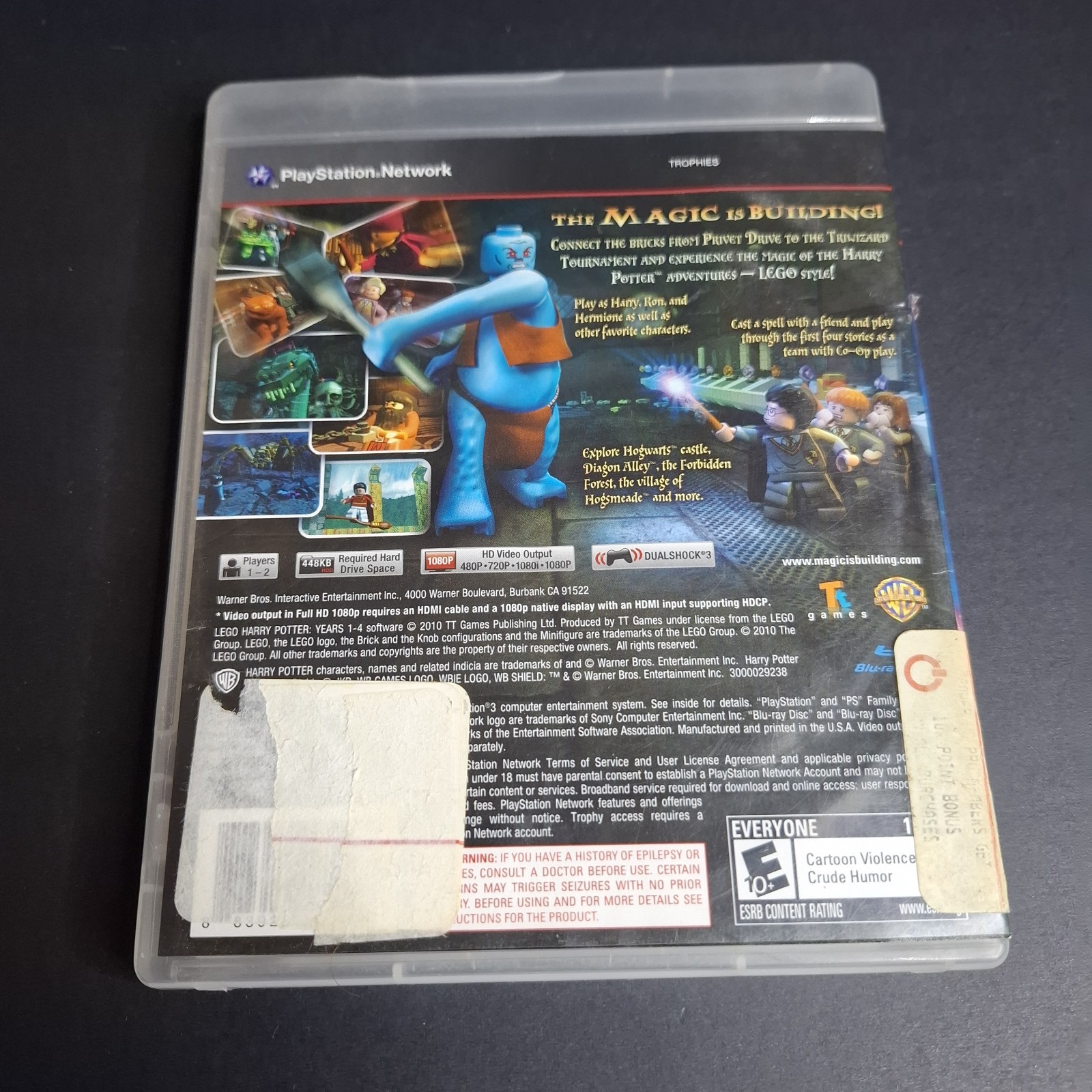 LEGO Harry Potter: Years 1-4 Playstation 3 CIB Tested And Working