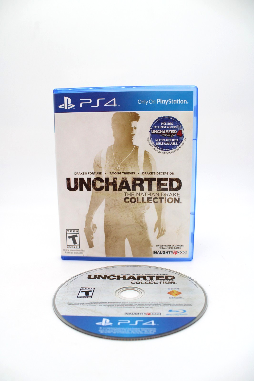 Refurbished PS4 Uncharted The Nathan Drake Collection Complete CIB Excellent