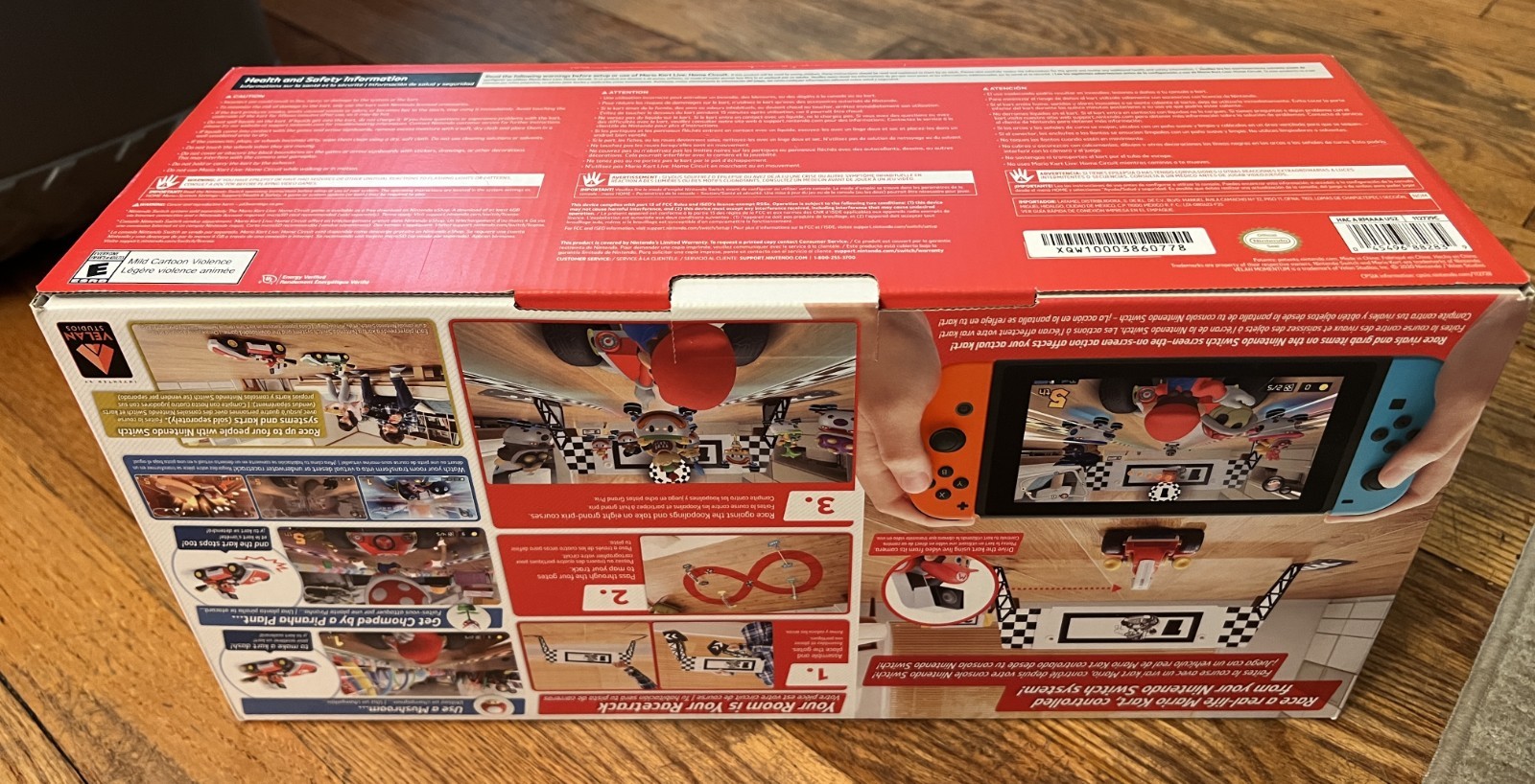 Nintendo Mario Kart Live: Home Circuit Mario Set Camera Wireless Connectivity