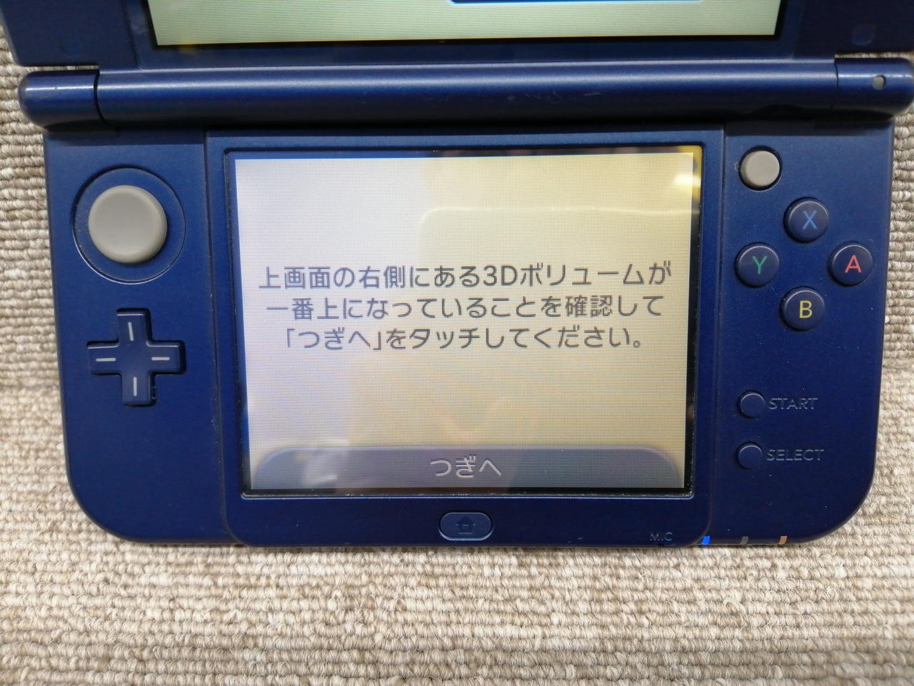 New Nintendo 3DS XL LL Metallic Blue Console Charger Tested Working Japan