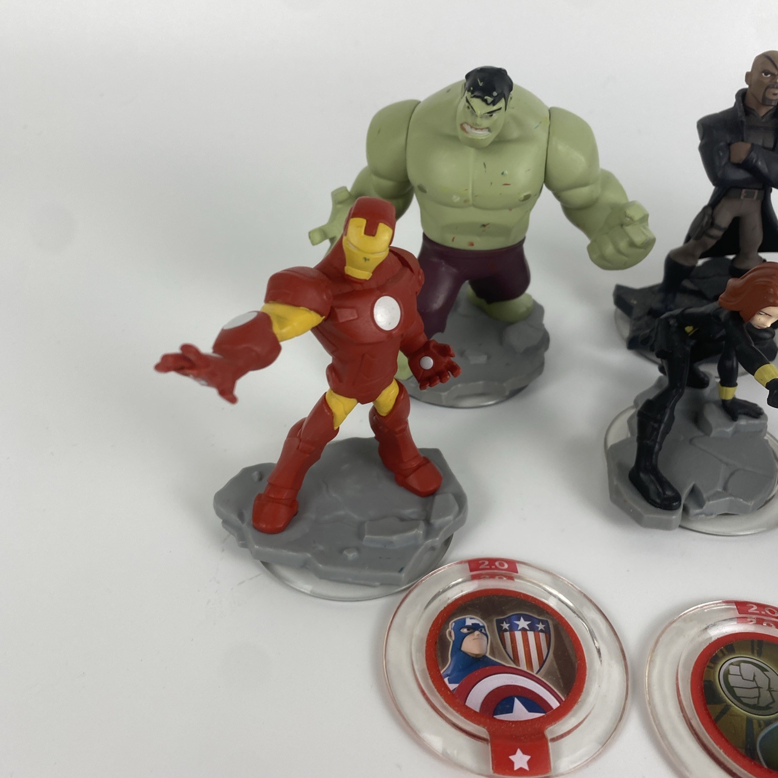 Disney Infinity Captain America Black Widow Ant Man Hulk Hulk Buster Fury