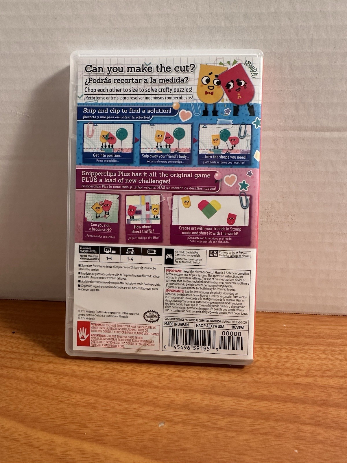 Snipperclips Plus: Cut It Out, Together! – Nintendo Switch