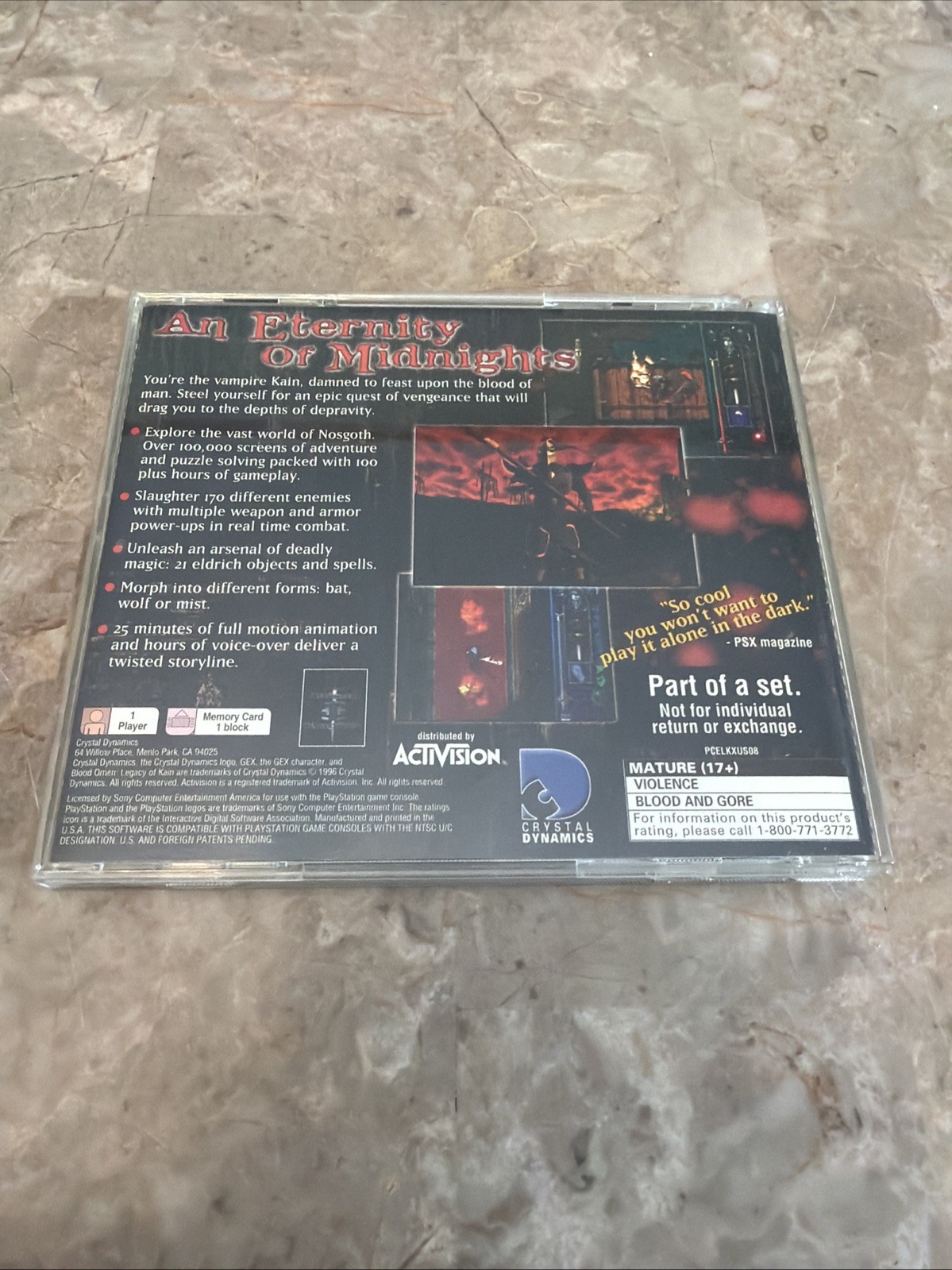 Eidos Interactive Blood Omen: Legacy of Kain Collector’s Edition PS1 NTSC-U/C