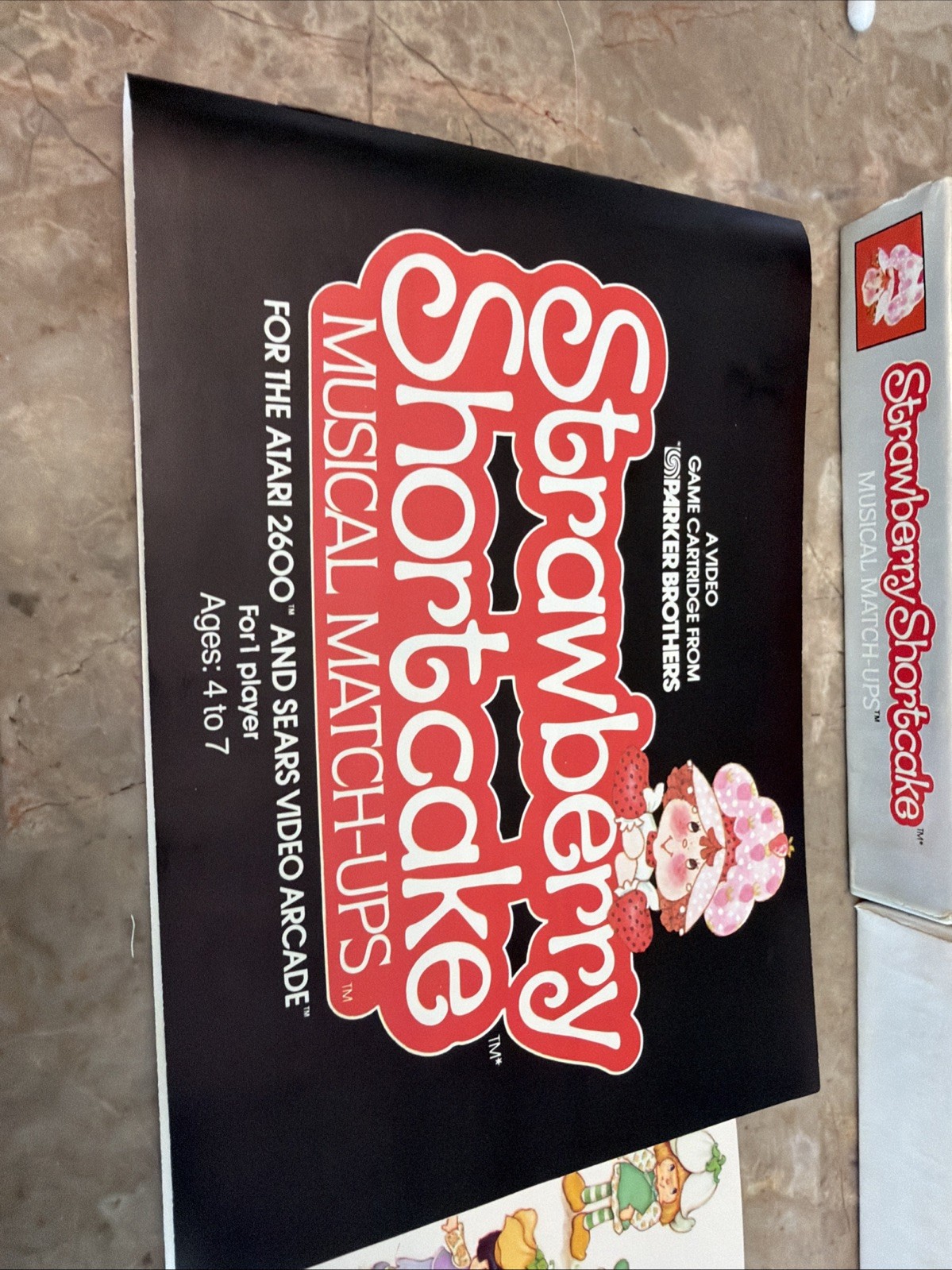 COMPLETE – Strawberry Shortcake: Musical Match-Up (Atari 2600 1983) CIB – TESTED