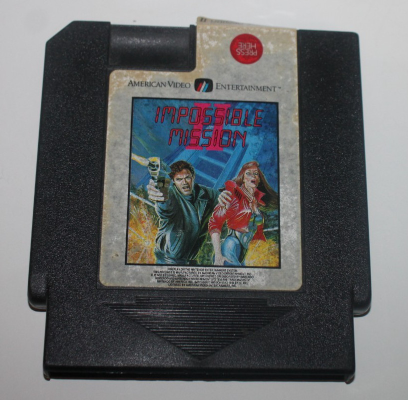 Impossible Mission II Nintendo NES American Video Entertainment Game Only