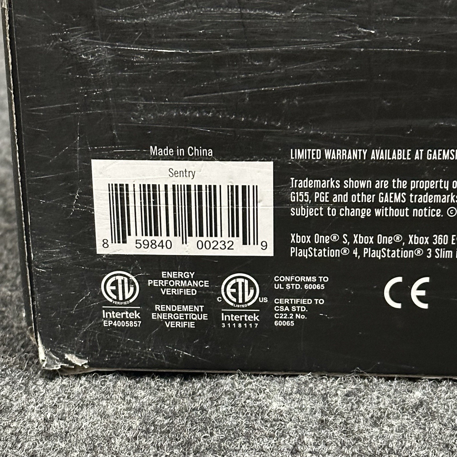 Gaems G155 Sentry Personal Gaming Portable HDMI Monitor PS5 PS4 PS3 Xbox One