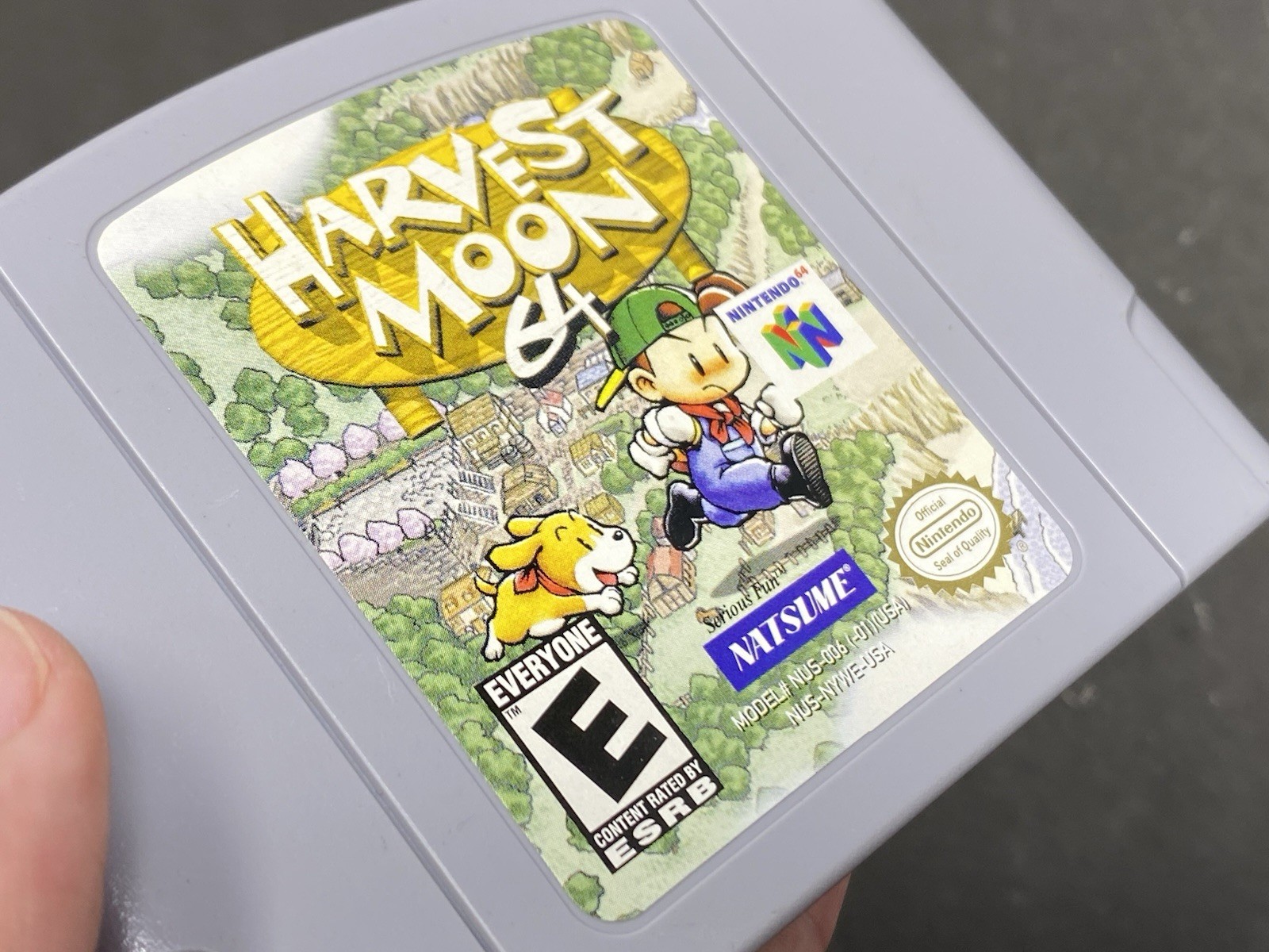 Harvest Moon 64 (Nintendo 64, 1999) Authentic N64 Game Cartridge Only