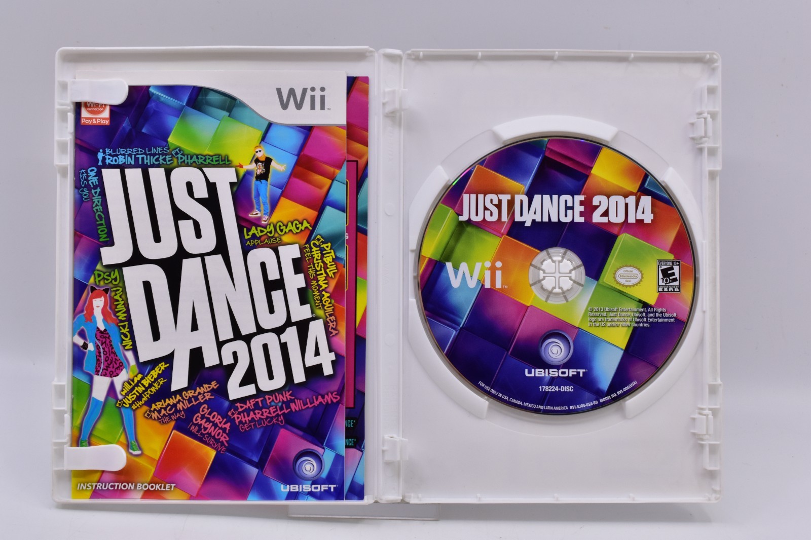 Wii Just Dance Just Dance 1 2 3 4 & Just Dance 2014 Game Bundle Tested & Working