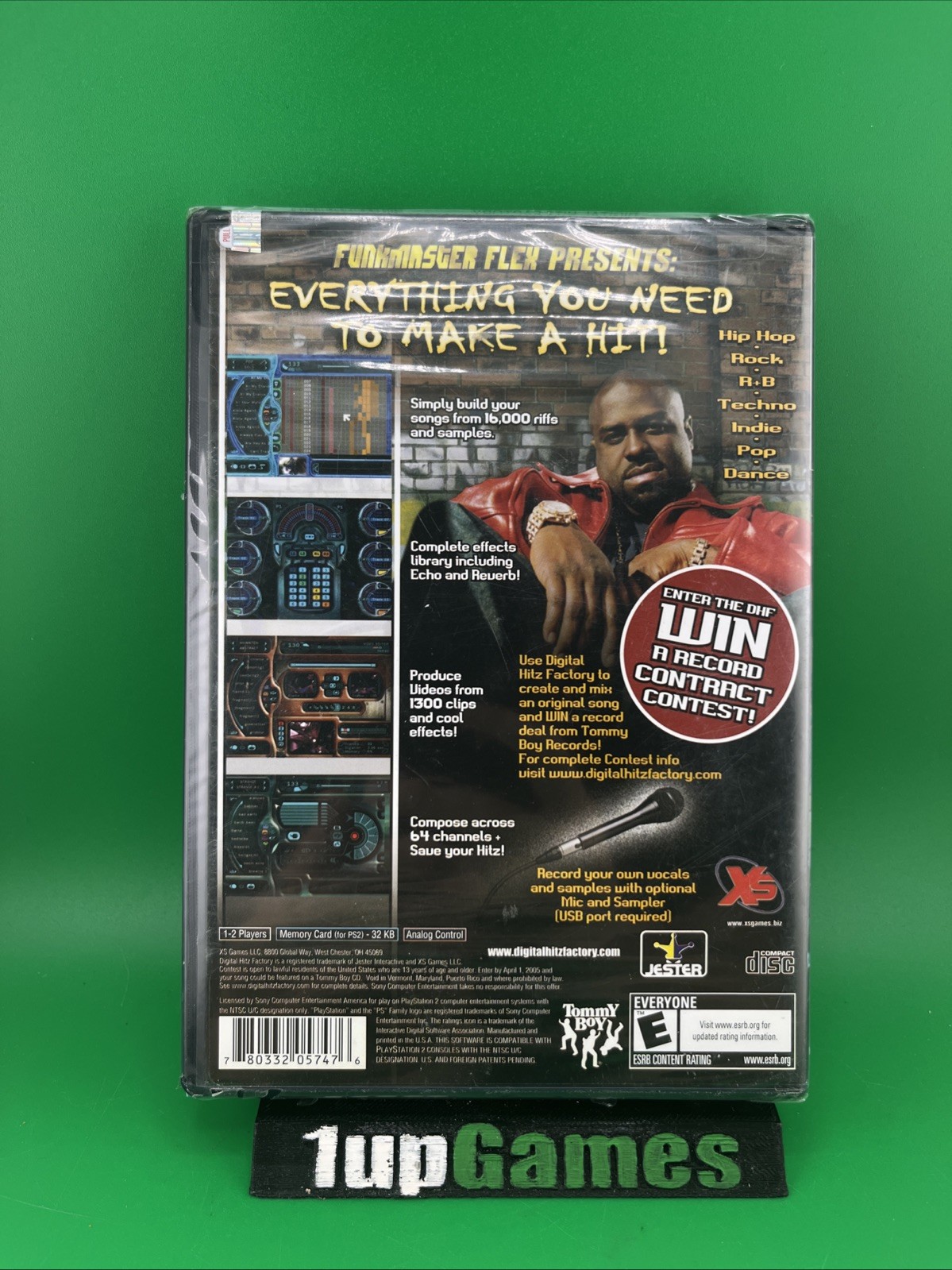 Funkmaster Flex’s Digital Hitz Factory Sealed Sony Playstation 2 PS2 (T12)