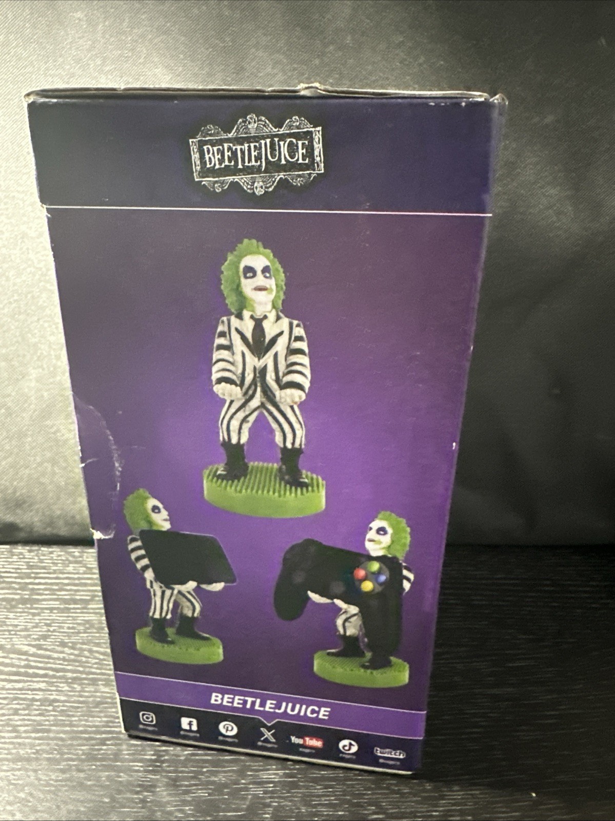 Beetlejuice PS3 PS4 PS5 XBOX NES Controller Stand Mobile Smart Phone Holder NIB