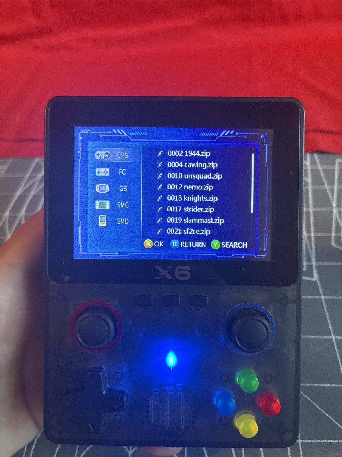 X6 Handheld Game Console No Charger (tested/works)