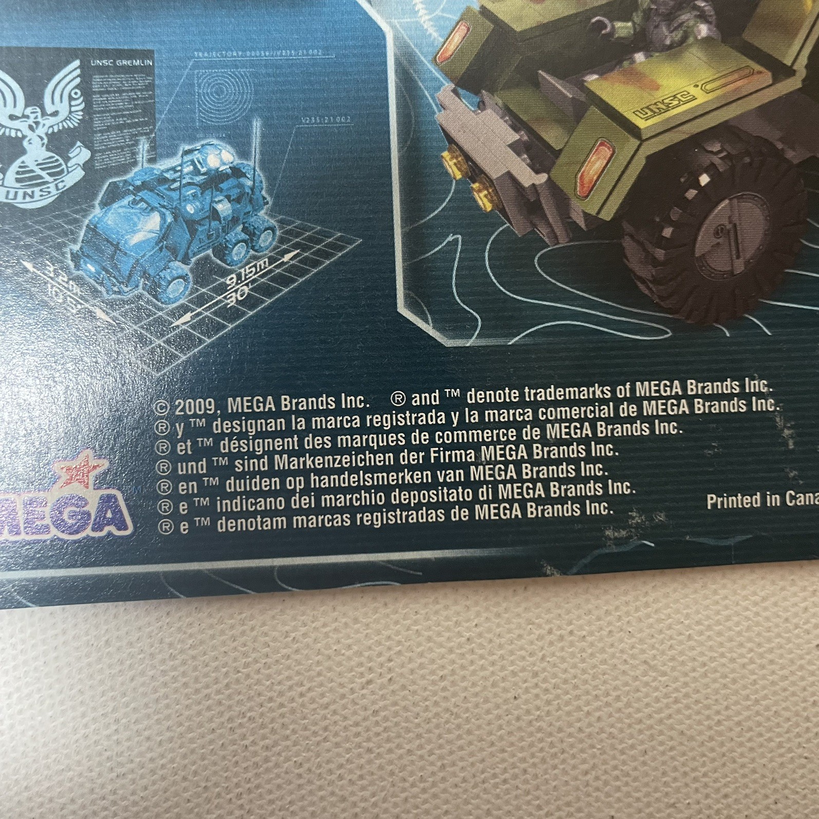 Mega Bloks Halo Wars UNSC Gremlin 96818 Instruction Manual Book 2009