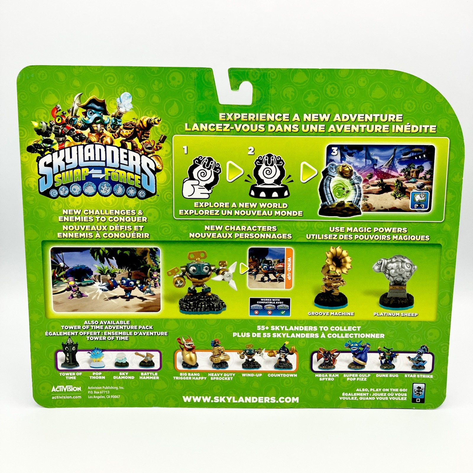 Skylanders Swap Force Sheep Wreck Island Adventure Pack Wind Up NEW SEALED