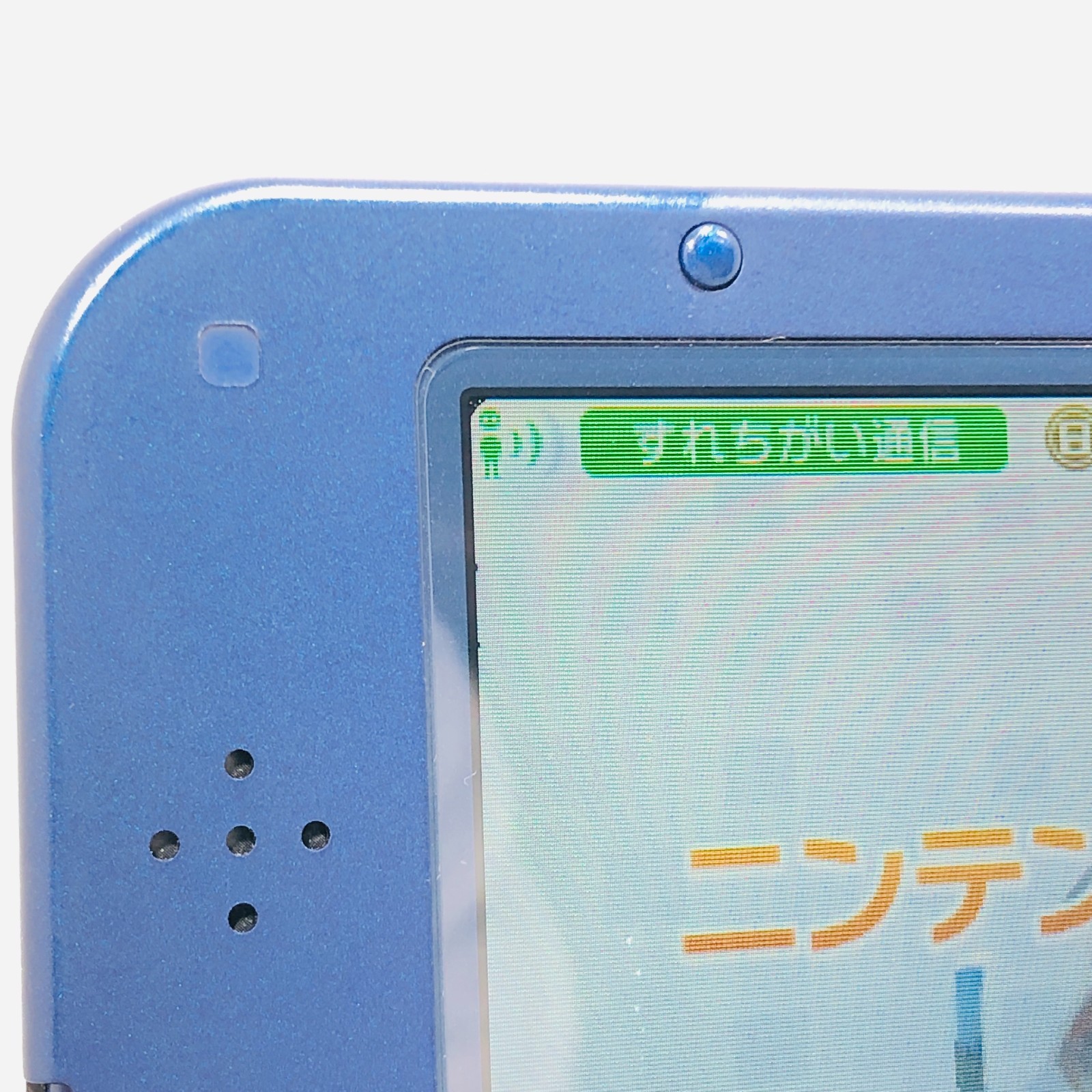 [Top IPS / EX+1] New Nintendo 3DS LL XL Metallic Blue console Japan NTSC-J 06-85