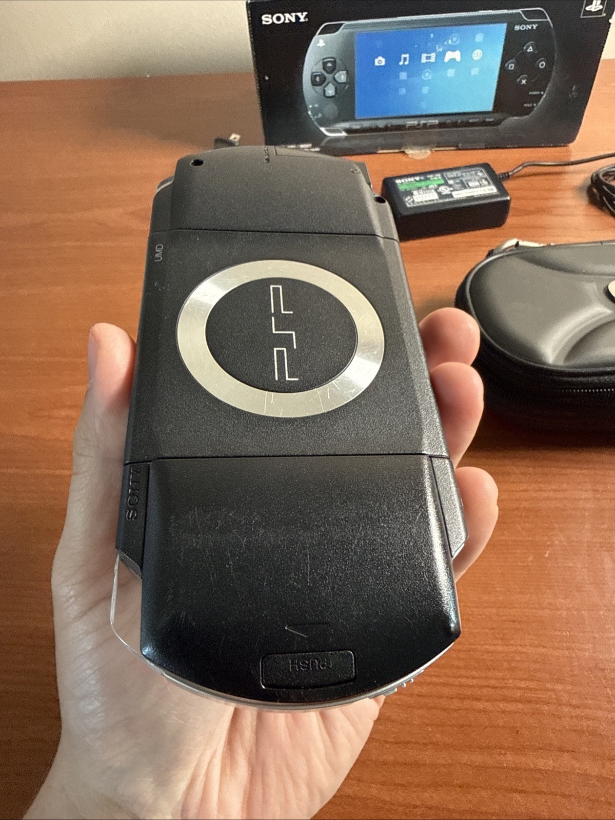 Sony Play Ststion PSP-1001 With Box And Charger And Case No Manual Near Complete