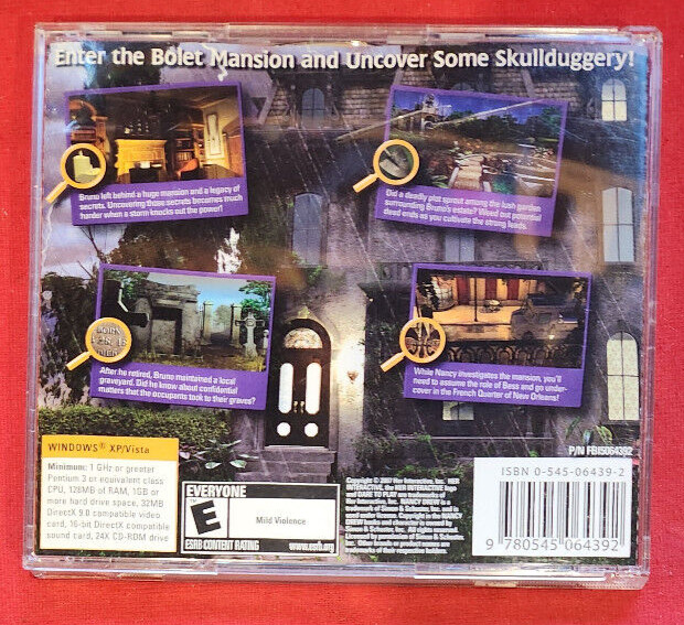 Her Interactive Nancy Drew Legend Of The Crystal Skull Mystery #17 2007 PC Game