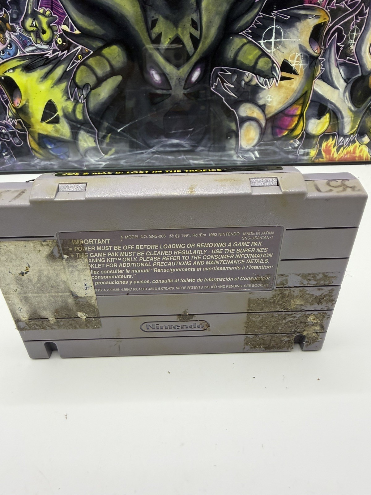 Joe & Mac 2: Lost in the Tropics (Super Nintendo, 1994) SNES and Authentic