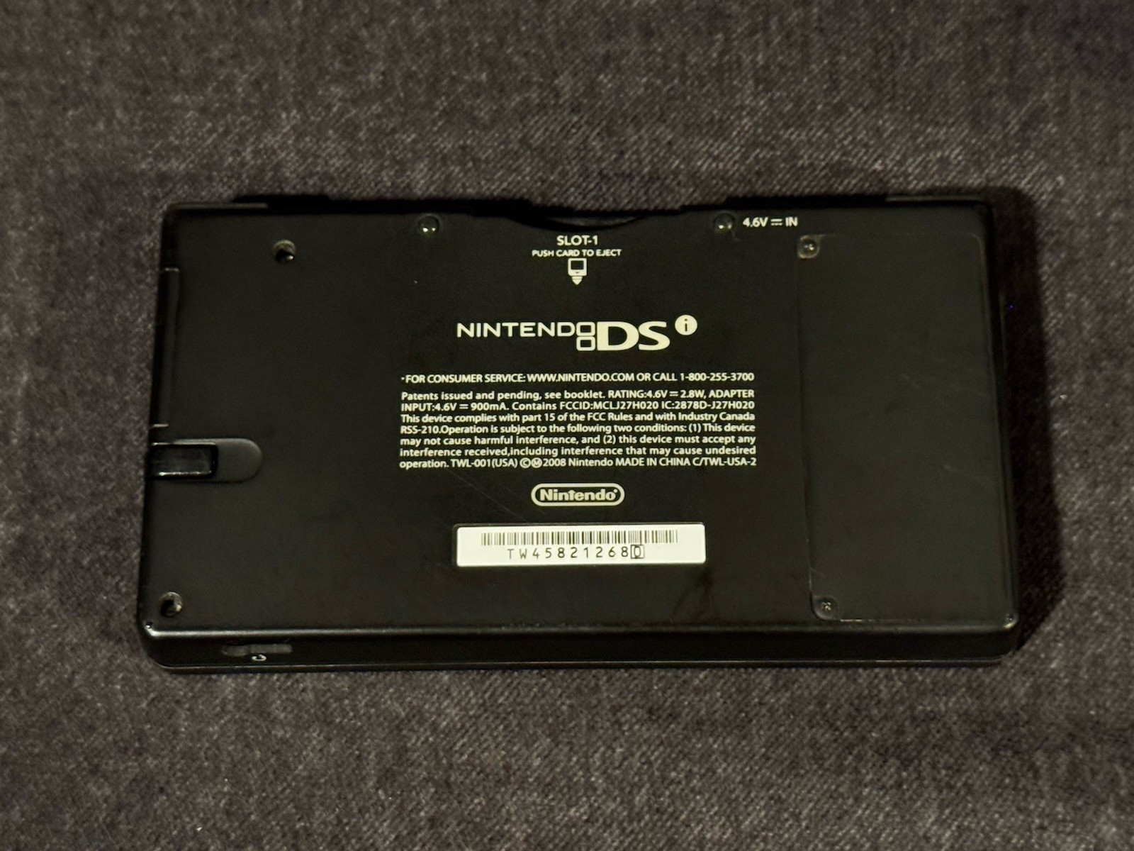 Nintendo DSi Black Console Bundle 6 Diddy Kong, Phineas & Ferb EUC No Charger