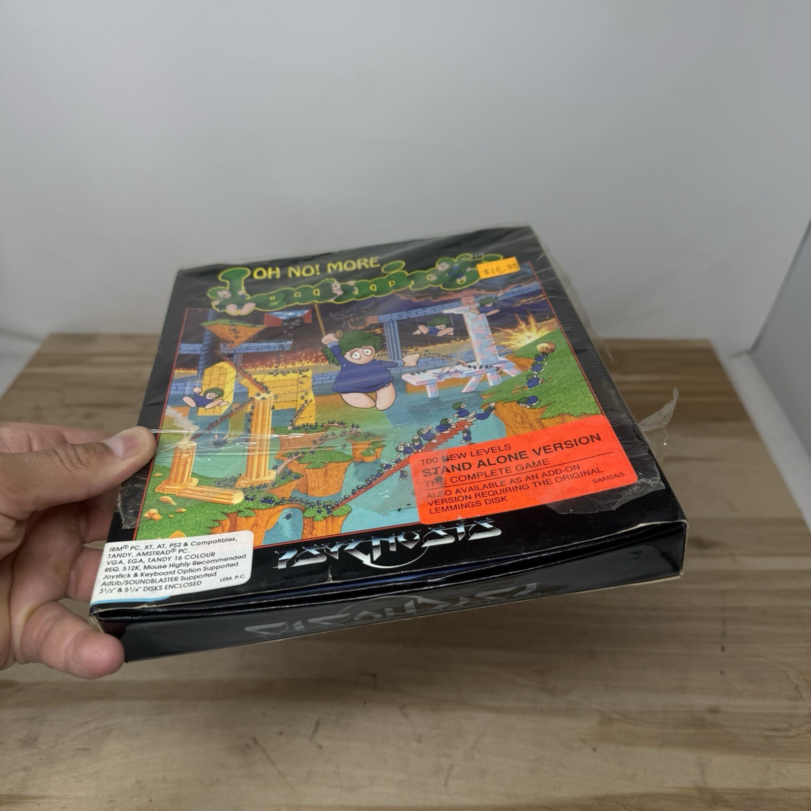 Oh No! More Lemmings 1991 Big Box 3.5″ & 5.25″ Disks ADD ON VERSION