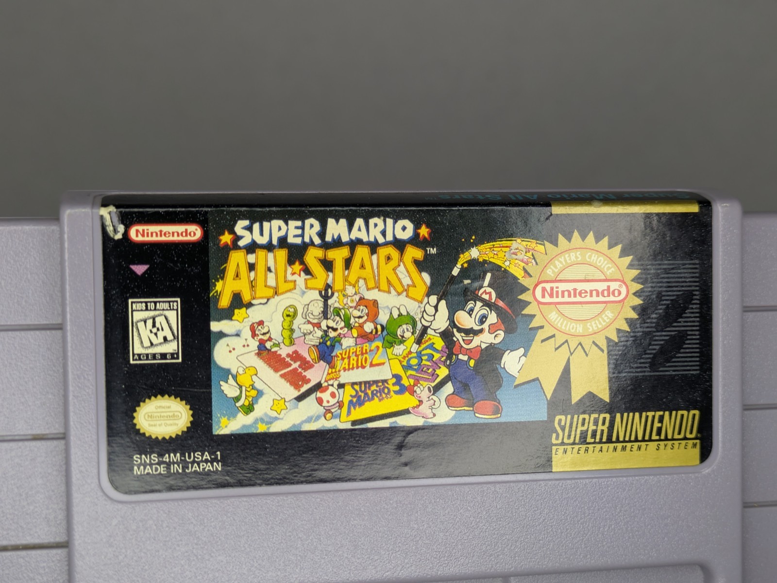 Super Mario All-Stars (Super Nintendo, SNES, 1993) Authentic Tested Working