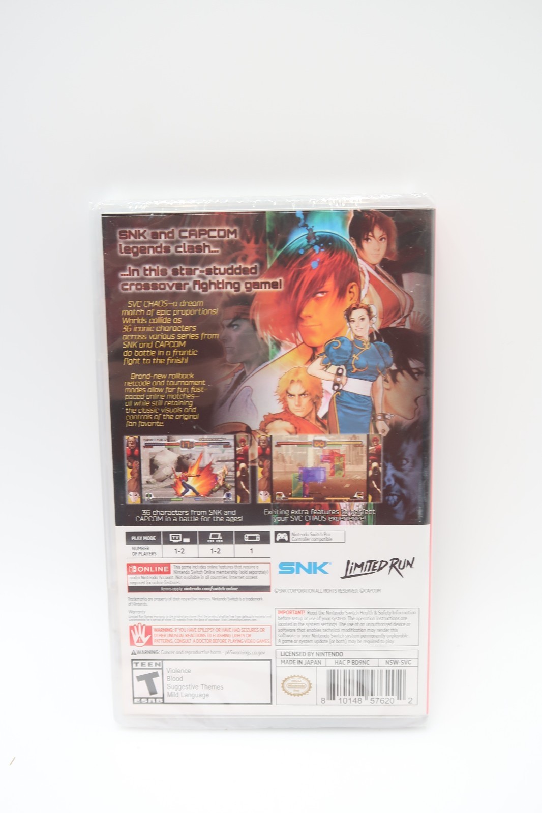 SNK vs. Capcom: SVC CHAOS Switch Brand New Game (2024 Fighting)