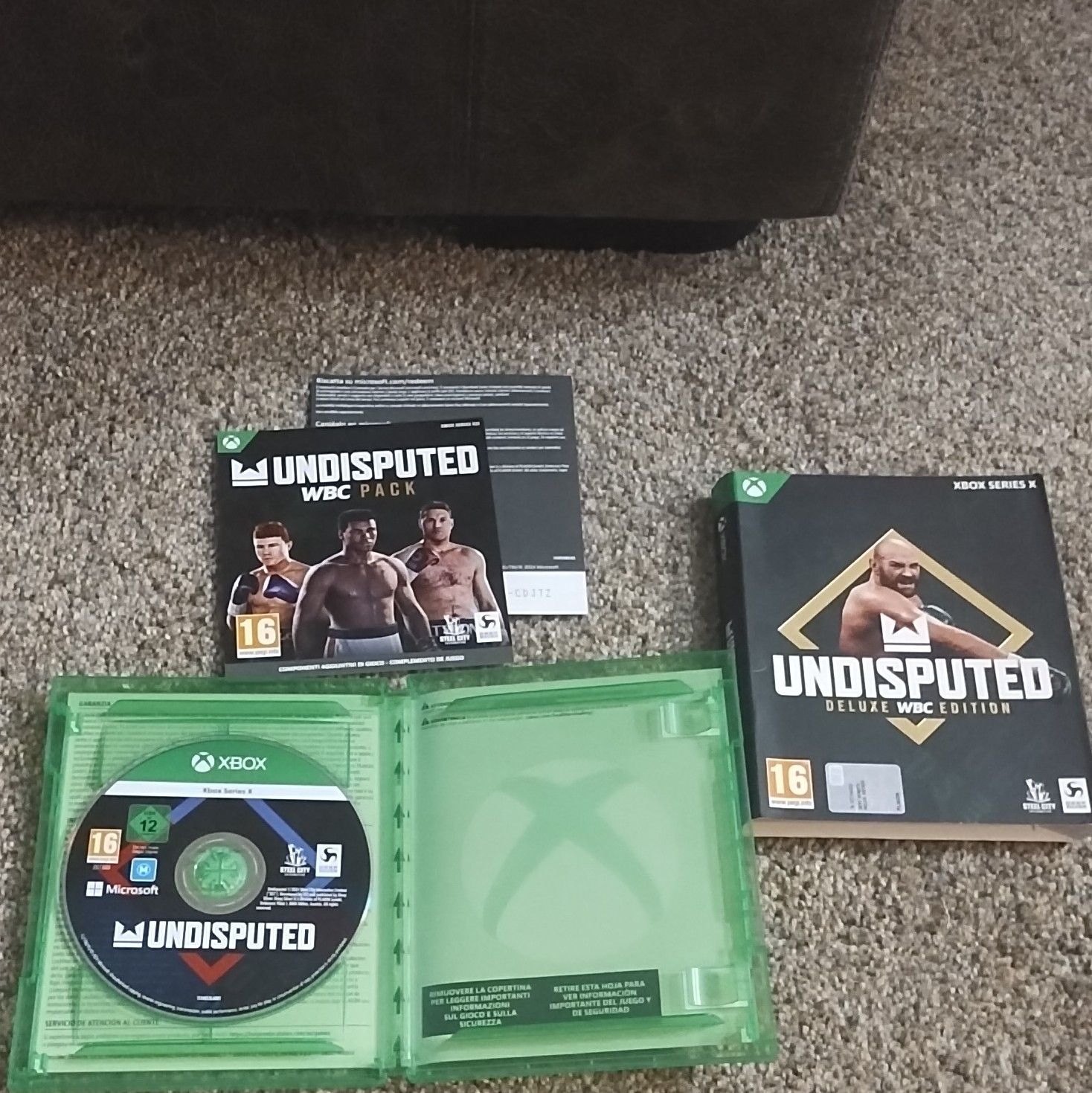 Undisputed Deluxe Edition (Xbox Series X) PAL PEGI 16 Boxing Sports CIB Mint