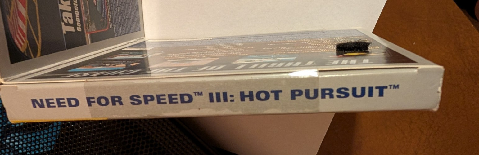 VINTAGE PC Game Bundle Big Box EA Sports 2-Pack Need for Speed III 3 Hot Pursuit