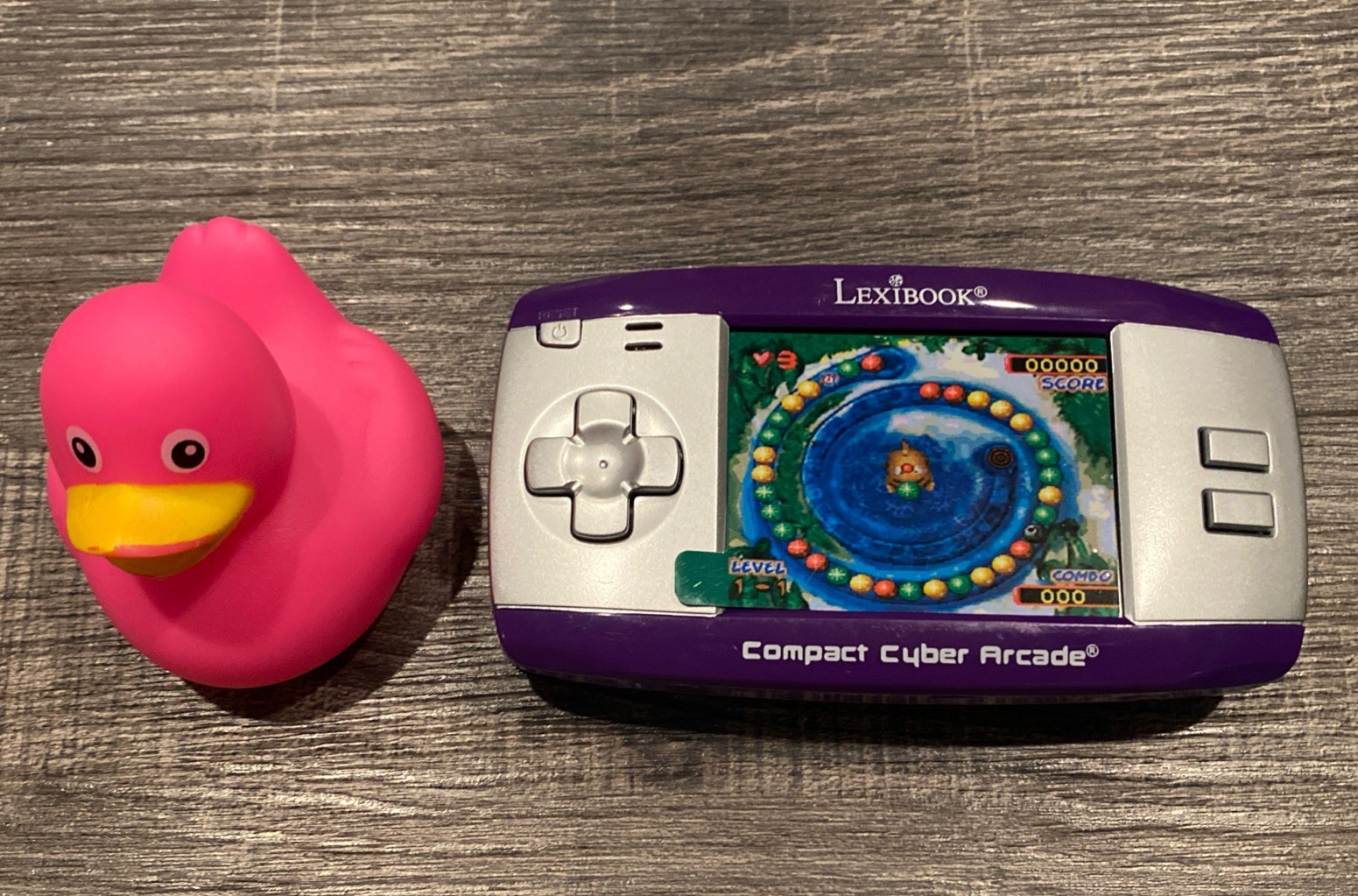 Lexibook Compact Cyber Arcade hand held electronic games Purple JL2375PR
