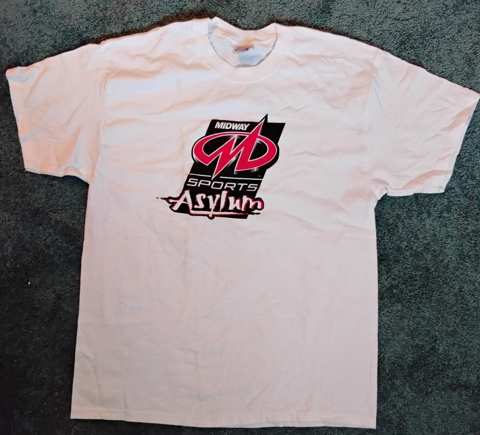 Early 2000s Nintendo Midway MD Sports Asylum t-shirt,sz L, T-Shirt