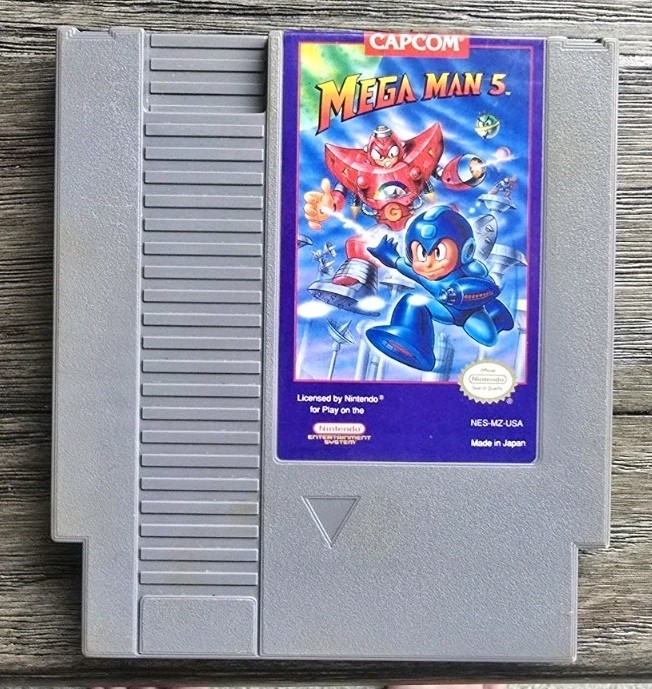 Mega Man 5 (Nintendo Entertainment System, 1992) Cleaned Tested Working