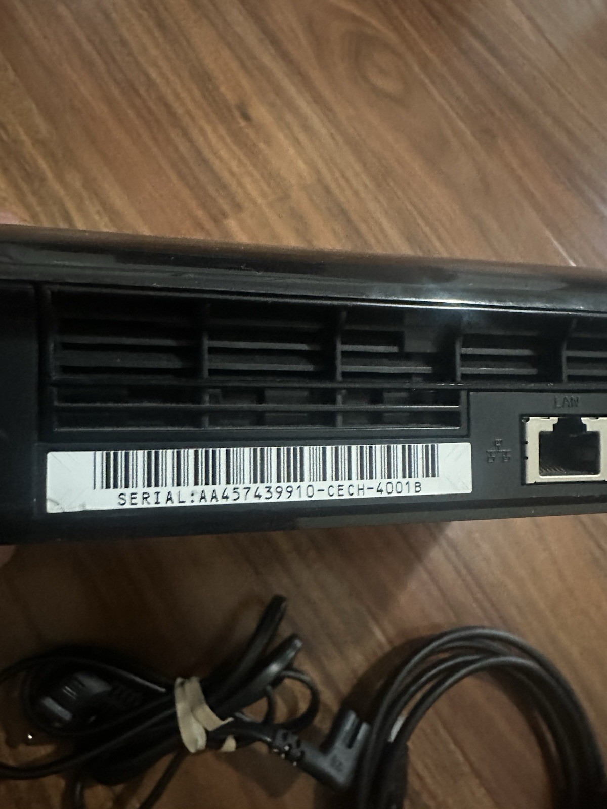 Sony PlayStation 3 Super Slim Console CECH-4001B Console & Cords Only. Tested!