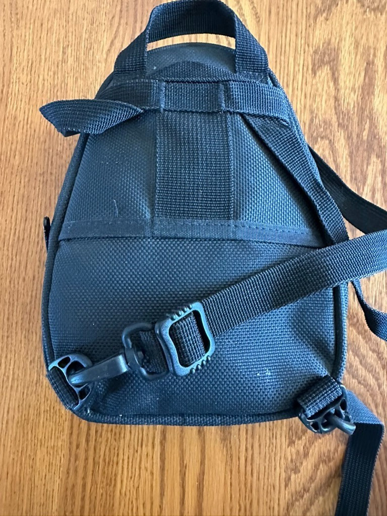 Game Boy Advance Carrying Case Mini Backpack Black and Gray