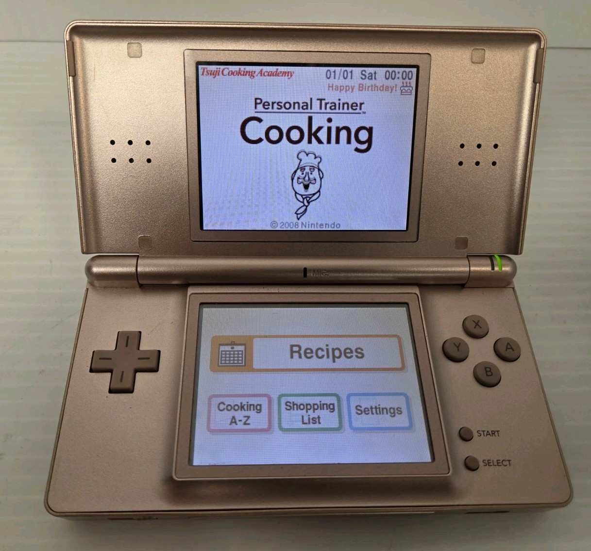 READ!!! – Nintendo DS Lite (USG-001) Green & Metallic Pink -Lot Of 2 – Both Work