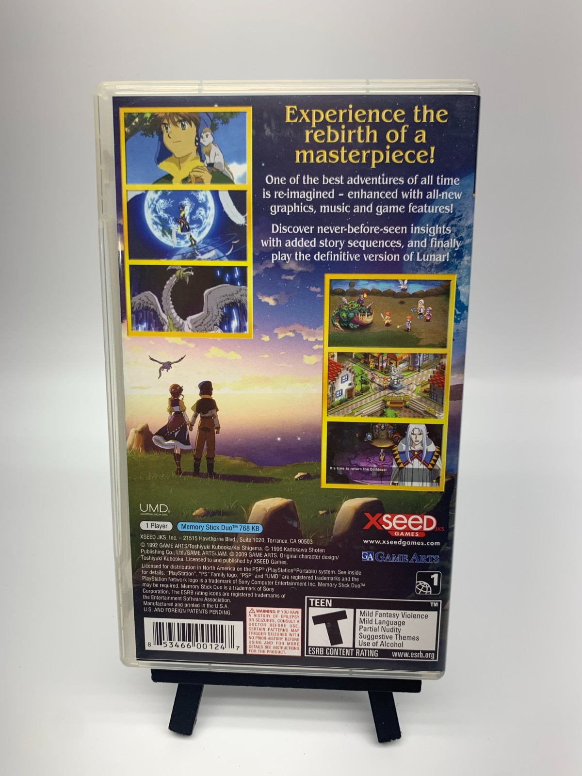Lunar Silver Star Harmony Premium Edition • CIB COMPLETE • Sony PSP • TESTED