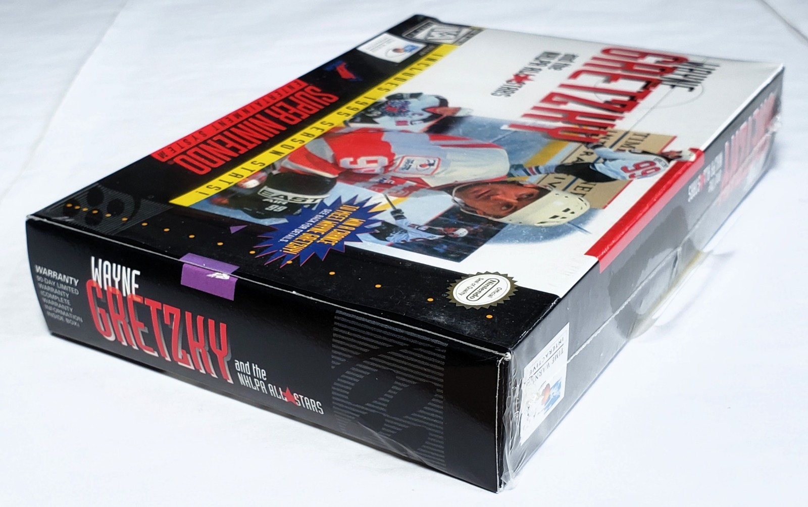 Wayne Gretzky & The NHLPA All-Stars (Super Nintendo, 1995) 100% Complete!! SNES