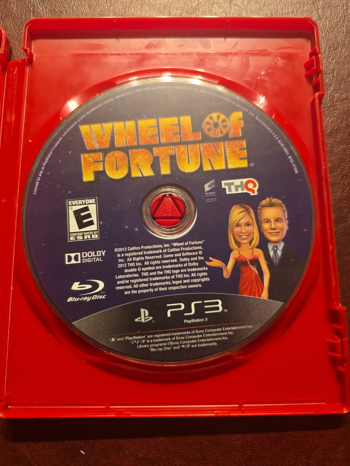 Wheel of Fortune (Sony PlayStation 3, 2012) Disc Only, Tested