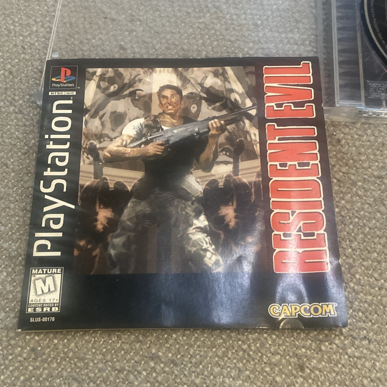 Resident Evil (Sony PlayStation 1, 1996) Jewel Case w/Reg Card Tested Capcom