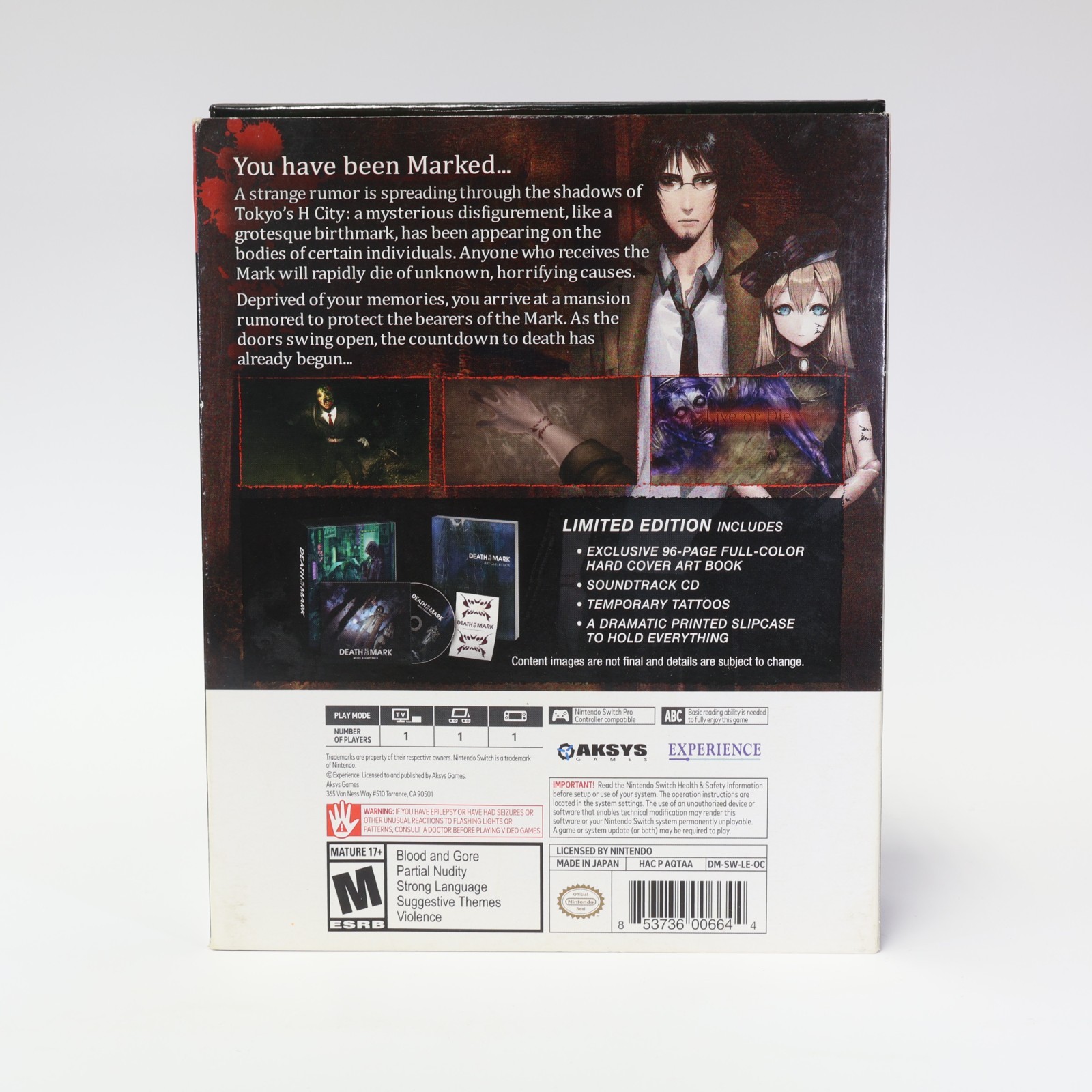 Death Mark Limited Edition (Switch) NO GAME